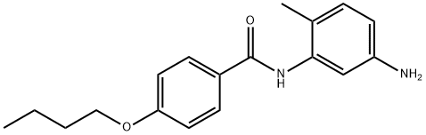 N-(5-Amino-2-methylphenyl)-4-butoxybenzamide Struktur