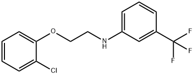 N-[2-(2-Chlorophenoxy)ethyl]-3-(trifluoromethyl)aniline Struktur