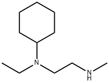 N-Cyclohexyl-N-ethyl-N'-methylethane-1,2-diamine Struktur