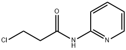 3-chloro-N-pyridin-2-ylpropanamide Struktur