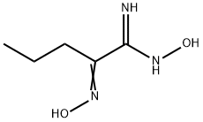 (1Z,2E)-N'-hydroxy-2-(hydroxyimino)pentanimidamide Struktur