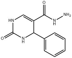 2-oxo-4-phenyl-1,2,3,4-tetrahydropyrimidine-5-carbohydrazide Struktur