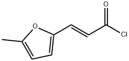 (2E)-3-(5-methyl-2-furyl)acryloyl chloride Struktur