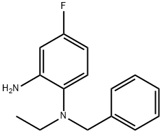 N~1~-Benzyl-N~1~-ethyl-4-fluoro-1,2-benzenediamine Struktur