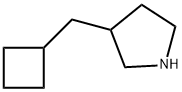 3-(Cyclobutylmethyl)pyrrolidine Struktur