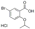 5-Bromo-2-isopropoxybenzoic acid hydrochloride Struktur