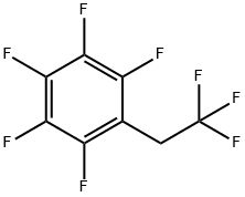 1,2,3,4,5-Pentafluoro-6-(2,2,2-trifluoroethyl)-benzene Struktur