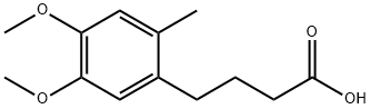 4-(4,5-Dimethoxy-2-methyl-phenyl)-butyric acid Struktur