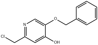 5-(Benzyloxy)-2-(chloromethyl)-4-pyridinol Struktur