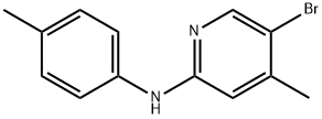 5-Bromo-4-methyl-N-(4-methylphenyl)-2-pyridinamine Struktur