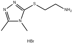 2-[(4,5-dimethyl-4H-1,2,4-triazol-3-yl)thio]ethanamine Struktur