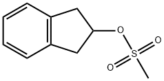 1H-inden-2-ol, 2,3-dihydro-, methanesulfonate Struktur