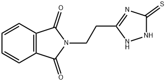 1H-isoindole-1,3(2H)-dione, 2-[2-(5-mercapto-1H-1,2,4-tria Struktur