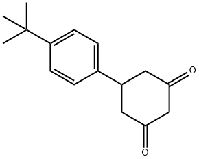 5-(4-tert-Butylphenyl)cyclohexane-1,3-dione Struktur