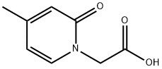 (4-Methyl-2-oxo-2H-pyridin-1-yl)-acetic acid Struktur