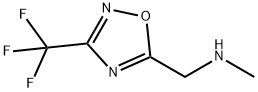 N-Methyl-1-[3-(trifluoromethyl)-1,2,4-oxadiazol-5-yl]methanamine Struktur