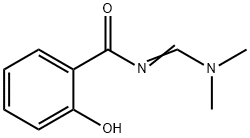 N-[1-Dimethylaminomethylidene]-2-hydroxybenzamide Struktur