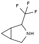 2-(Trifluoromethyl)-3-azabicyclo[3.1.0]hexane Struktur