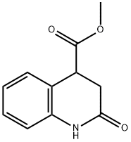 Methyl 2-oxo-1,2,3,4-tetrahydroquinoline-4-carboxylate Struktur