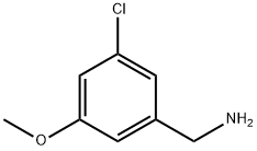 1-(3-Chloro-5-methoxyphenyl)methanamine Struktur