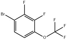 1-Bromo-2,3-difluoro-4-(trifluoromethoxy)benzene Struktur