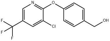 (4-{[3-Chloro-5-(trifluoromethyl)-pyridin-2-yl]oxy}phenyl)methanol Struktur