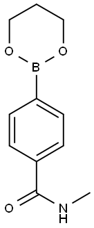 4-(1,3,2-Dioxaborinan-2-yl)-N-methylbenzamide Struktur