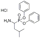 Diphenyl 1-amino-3-methylbutylphosphonate hydrochloride Struktur