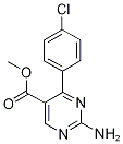 Methyl 2-amino-4-(4-chlorophenyl)pyrimidine-5-carboxylate 98% Struktur