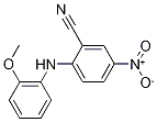 2-Cyano-2'-methoxy-4-nitrodiphenylamine, 2-[(2-Cyano-4-nitrophenyl)amino]anisole, 3-Cyano-4-[(2-methoxyphenyl)amino]nitrobenzene Struktur