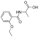 N-(2-Ethoxybenzoyl)-DL-alanine Struktur