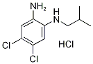 4,5-Dichloro-N-isobutylbenzene-1,2-diamine hydrochloride Struktur