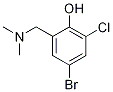 4-Bromo-2-chloro-6-[(dimethylamino)methyl]phenol Struktur