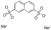 Disodium naphthalene-2,7-disulphonate, 20% aqueous solution Struktur