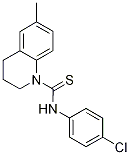 N-(4-Chlorophenyl)-6-methyl-3,4-dihydroquinoline-1(2H)-thiocarboxamide Struktur