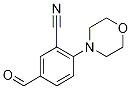 3-Cyano-4-(morpholin-4-yl)benzaldehyde, 4-(2-Cyano-4-formylphenyl)morpholine Struktur