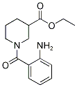 1-(2-Aminobenzoyl)-3-(ethoxycarbonyl)piperidine, (2-Aminophenyl)[3-(ethoxycarbonyl)piperidin-1-yl]methanone Struktur