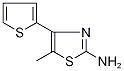 2-Amino-5-methyl-4-thien-2-yl-1,3-thiazole Struktur