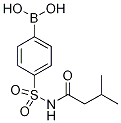 4-[N-(3-Methylbutanoyl)sulphamoyl]benzeneboronic acid 98% Struktur