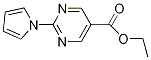 5-(Ethoxycarbonyl)-2-(1H-pyrrol-1-yl)pyrimidine, 1-[5-(Ethoxycarbonyl)pyrimidin-2-yl]-1H-pyrrole Struktur