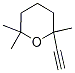 2-Ethynyl-2,6,6-trimethyltetrahydro-2H-pyran Struktur