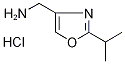 4-(Aminomethyl)-2-isopropyl-1,3-oxazole hydrochloride Struktur