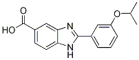 2-(3-Isopropoxyphenyl)-1H-benzimidazole-5-carboxylic acid Struktur