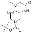 (3S)-1-(tert-Butoxycarbonyl)-3-[2-methoxy(acetylamino)]piperidine, tert-Butyl (3S)-3-(2-methoxyacetamido)piperidine-1-carboxylate Struktur