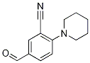 3-Cyano-4-(piperidin-1-yl)benzaldehyde, 1-(2-Cyano-4-formylphenyl)piperidine Struktur