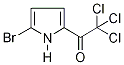 2-Bromo-5-(trichloroacetyl)-1H-pyrrole Struktur