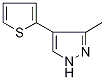 3-Methyl-4-thien-2-yl-1H-pyrazole Struktur