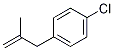 3-(4-Chlorophenyl)-2-methylprop-1-ene Struktur