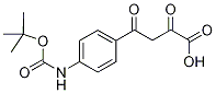 4-(4-Aminophenyl)-2,4-dioxobutanoic acid, N-BOC protected Struktur