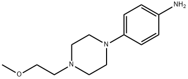 4-[4-(2-Methoxyethyl)piperazin-1-yl]aniline Struktur